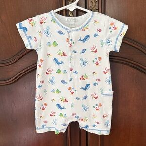 KISSY KISSY Ocean Animals One Piece 3-6M VGUC